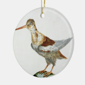 Snipe, c.1767-76 (met de hand gekleurde gravure) keramisch ornament (Links)