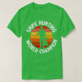 Snipe Hunting World Champion Funny Snipe Hunting T-shirt (Design voorkant)