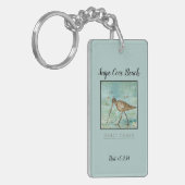 Snipe Shorebird Beach House Vacation Rental Sleutelhanger (Voorkant Links)