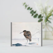 Snipe, Watanabe Seitei Briefkaart (Staand voorkant)