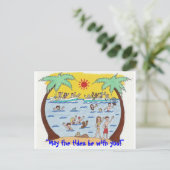 Snipentologiekaart Briefkaart (Staand voorkant)