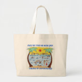 SNIPENTOLOGY BEACH BAG GROTE TOTE BAG (Voorkant)