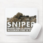 Sniper - Accurate brand is finaal Muismat (Met muis)