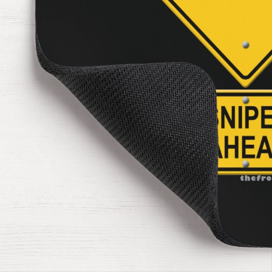 Sniper Ahead Warning Sign Muismat (Hoek)