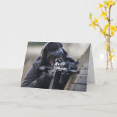 SNIPER AR-15 FUNNY BIRTHDAY CARDS KAART (Gele Bloem)