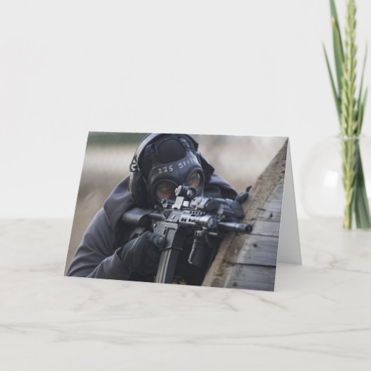 SNIPER AR-15 FUNNY BIRTHDAY CARDS KAART (Voorkant)