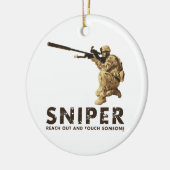 Sniper - Bereik uit Keramisch Ornament (Links)