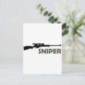 **SNIPER** BRIEFKAART (Staand voorkant)