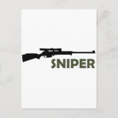 **SNIPER** BRIEFKAART (Voorkant)