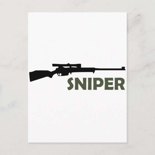 **SNIPER** BRIEFKAART (Voorkant)