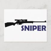 **SNIPER** BRIEFKAART (Voorkant)