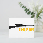 **SNIPER** BRIEFKAART (Staand voorkant)
