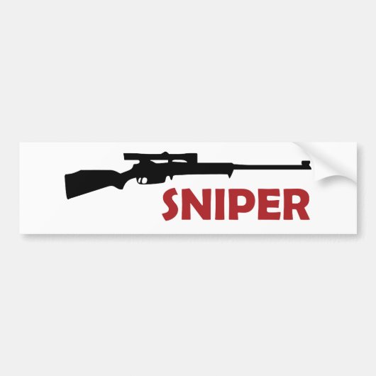 **SNIPER** BUMPERSTICKER (Voorkant)