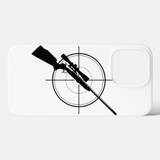 Sniper Case-Mate iPhone Case (Achterkant (horizontaal))