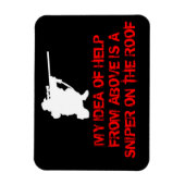 Sniper - Hulp van boven - Koelkast Magnet Magneet (Verticaal)