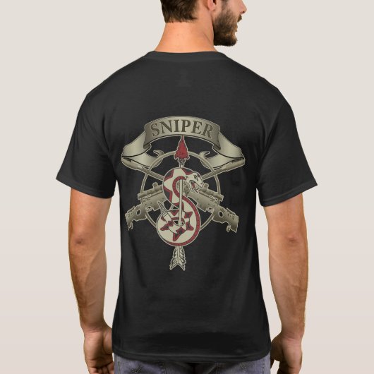 Sniper Insignia Desert T-shirt (Achterkant)