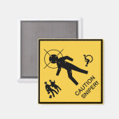 Sniper Magneet (Voorkant / Achterkant)