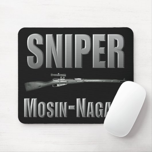 Sniper Mosin-Nagant Mousepad Muismat (Met muis)
