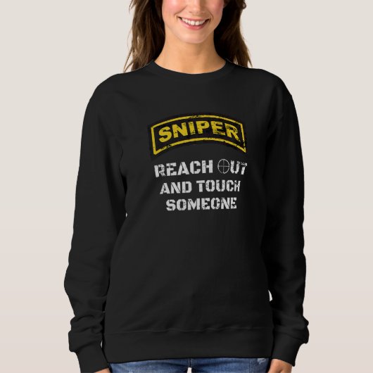 Sniper Reach Out Competitive Shooting Range Milita Trui (Voorkant)