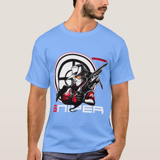 Sniper retro t-shirt (Voorkant)