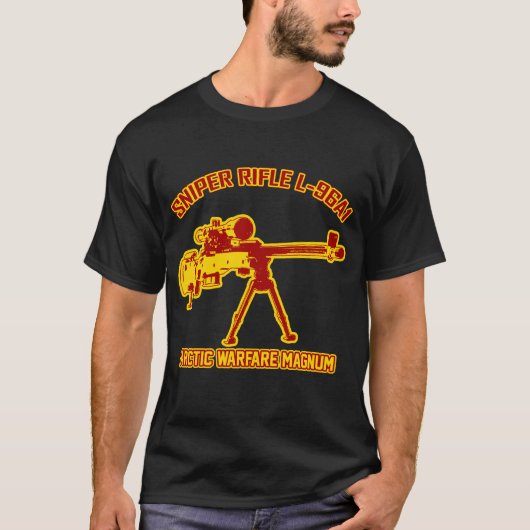 Sniper Rifle L-96A1 T-shirt (Voorkant)