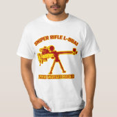 Sniper Rifle L-96A1 T-shirt (Voorkant)