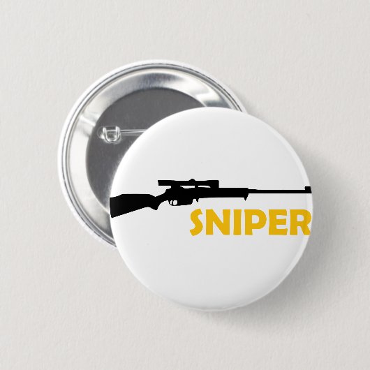 **SNIPER** RONDE BUTTON 5,7 CM (Voorkant /achterkant)