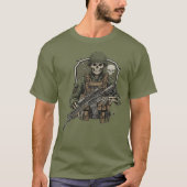 Sniper Skeleton T-shirt (Voorkant)