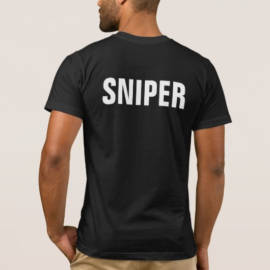 SNIPER T-SHIRT (Achterkant)