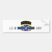 Sniper Tab 11B CIB 173rd Airborne Brigade Bumpersticker (Voorkant)