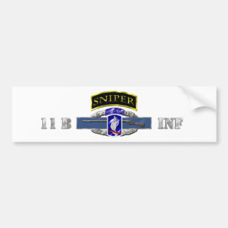 Sniper Tab 11B CIB 173rd Airborne Brigade Bumpersticker
