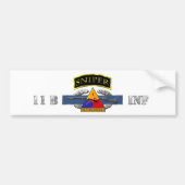 Sniper Tab 11B CIB 1st AD Bumpersticker (Voorkant)