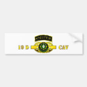 Sniper Tab 19D Cav Scout 2e Cav Reg. Bumpersticker (Voorkant)