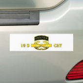 Sniper Tab 19D Cav Scout Bumpersticker (Op auto)