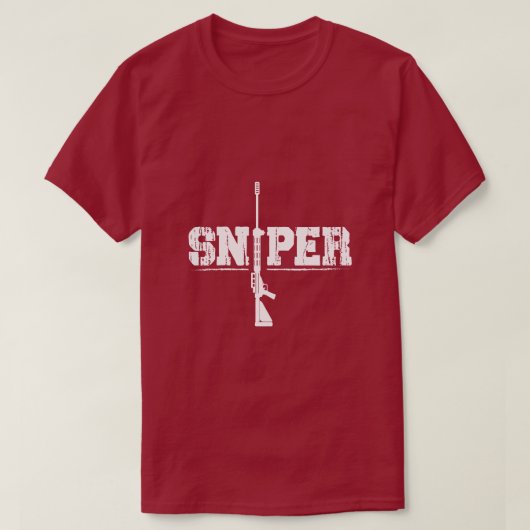 Sniper-Tactical Shooter- Precision Marksman tshirt (Design voorkant)