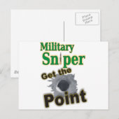 Snipermilitair(1) Briefkaart (Voorkant / Achterkant)