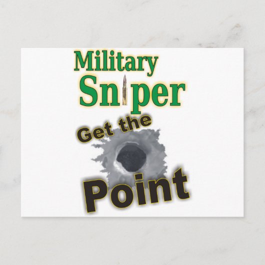 Snipermilitair(1) Briefkaart (Voorkant)