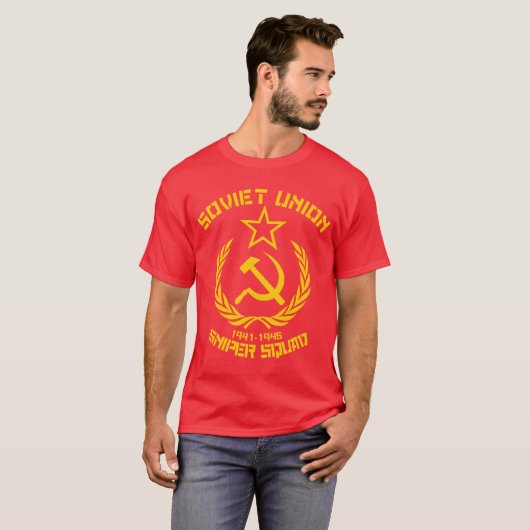 Sniperplein Sovjet-Unie T-shirt (Voorkant volledig)