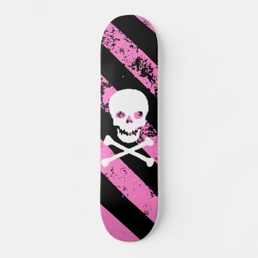 Snipes EMO gekraakte schedel en botten Persoonlijk Skateboard (Voorkant)