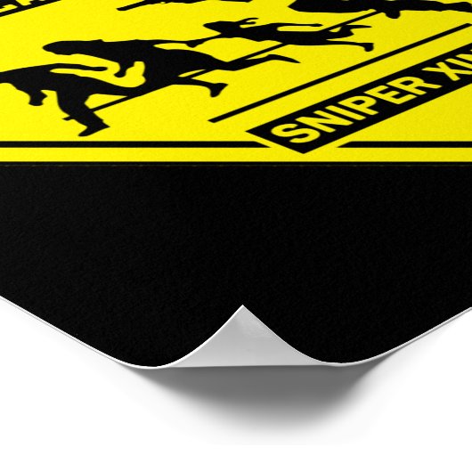 Snipkoppeling - wand-/deurteken poster (Hoek)