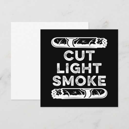 Snipper lichtroken Cigar Tobacco Humidor Cigars Gi Kaart (Voorkant / Achterkant)