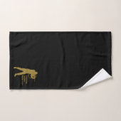 Snipper van goudsoldel bad handdoek (Handdoek)