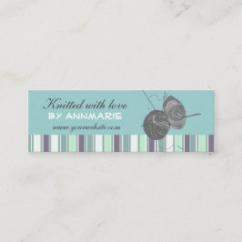 Snippers met handgemaakte handgemaakte handwerktui mini visitekaartje