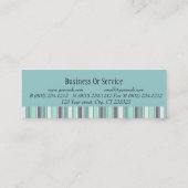 Snippers met handgemaakte handgemaakte handwerktui mini visitekaartje (Achterkant)