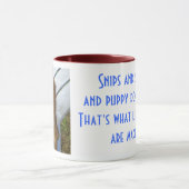 Snippers, slakken en puppy tails mok (Midden)