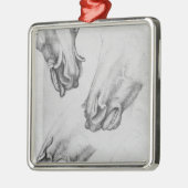 Snippers van paarden metalen ornament (Links)