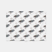 Snippers zijn donkerbroeken fleece deken (Voorkant (Horizontaal))