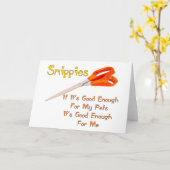 Snippies Kaart (Gele Bloem)