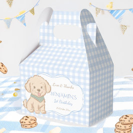 Snips, Slakken, en Puppystaartjes vintage feestje Bedankdoosjes