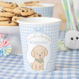 Snips, Slakken, en Puppystaartjes vintage feestje Papieren Bekers